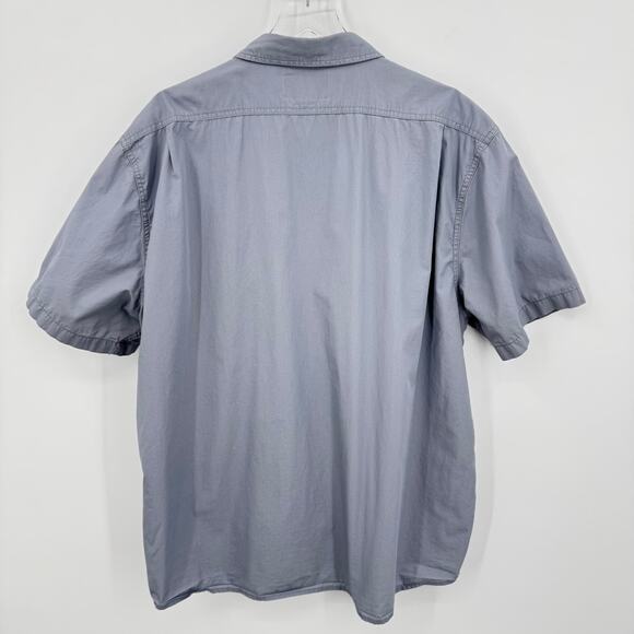 Filson shirt men's XXL Feather Cloth button front short sleeve utility pockets - Picture 3 of 7